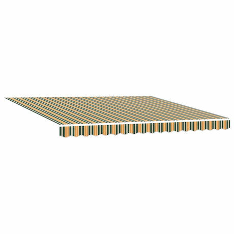 Awning Replacement Fabric Green and yellow 400 x 300 cm Canvas