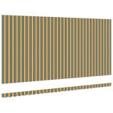 Awning Replacement Fabric Green and yellow 600 x 300 cm Canvas