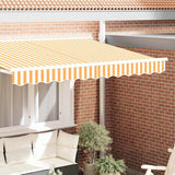 Awning Valance Yellow and white 2.3 x 0.2 m Canvas