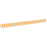 Awning Valance Yellow and white 2.3 x 0.2 m Canvas
