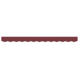 Awning Valance Burgundy 2.3 x 0.2 m Canvas