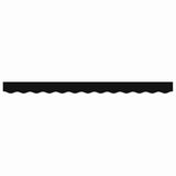 Awning Valance Black 2.3 x 0.2 m Canvas