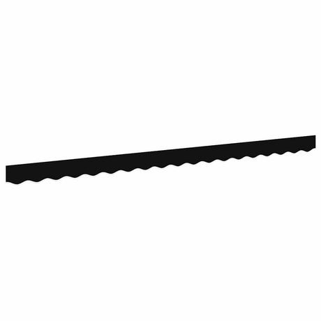 Awning Valance Black 3.8 x 0.2 m Canvas