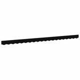 Awning Valance Black 4.3 x 0.2 m Canvas