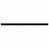 Awning Valance Black 4.3 x 0.2 m Canvas
