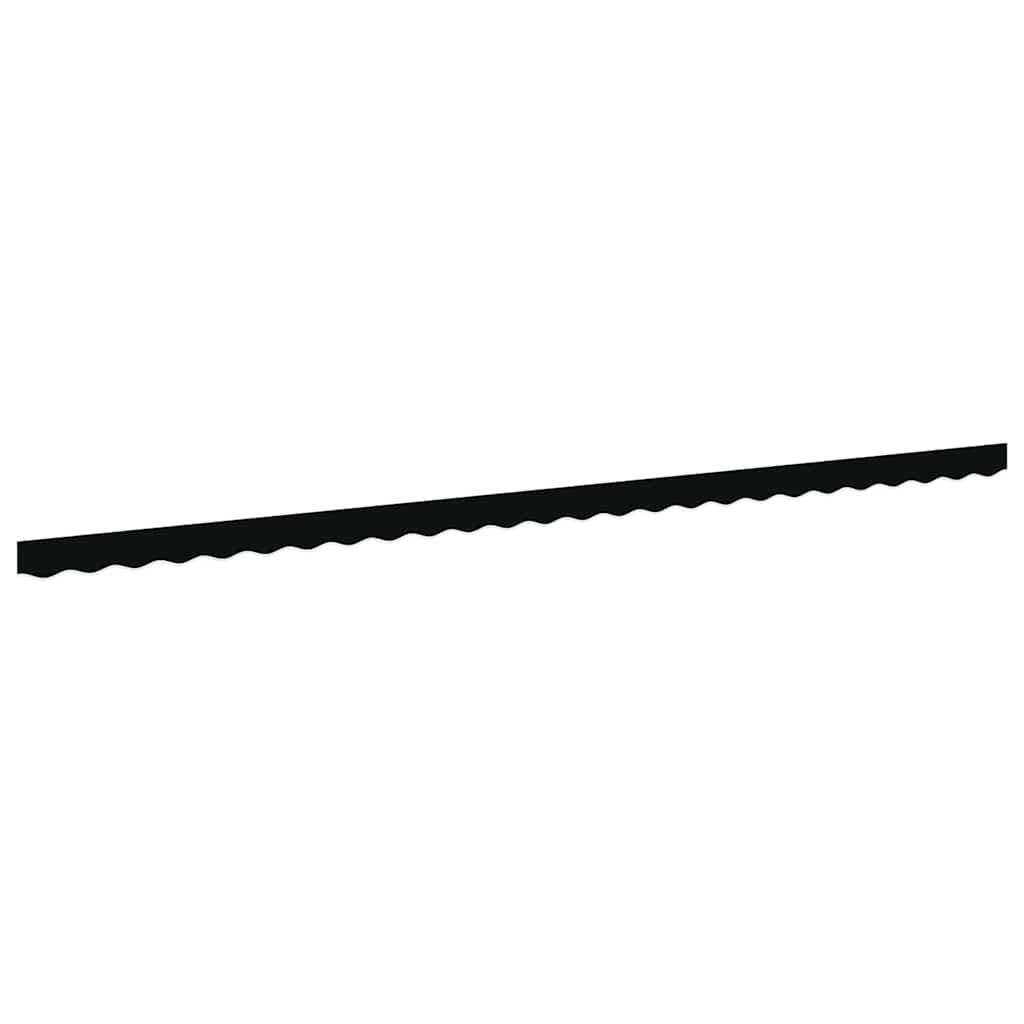 Awning Valance Black 5.8 x 0.2 m Canvas