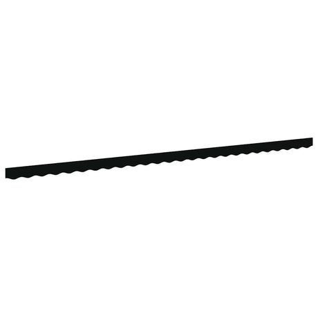 Awning Valance Black 5.8 x 0.2 m Canvas