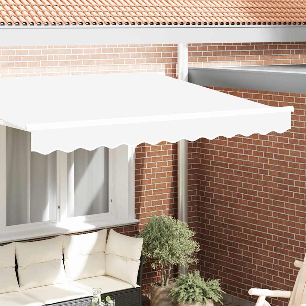 Awning Valance White 2.3 x 0.2 m Canvas