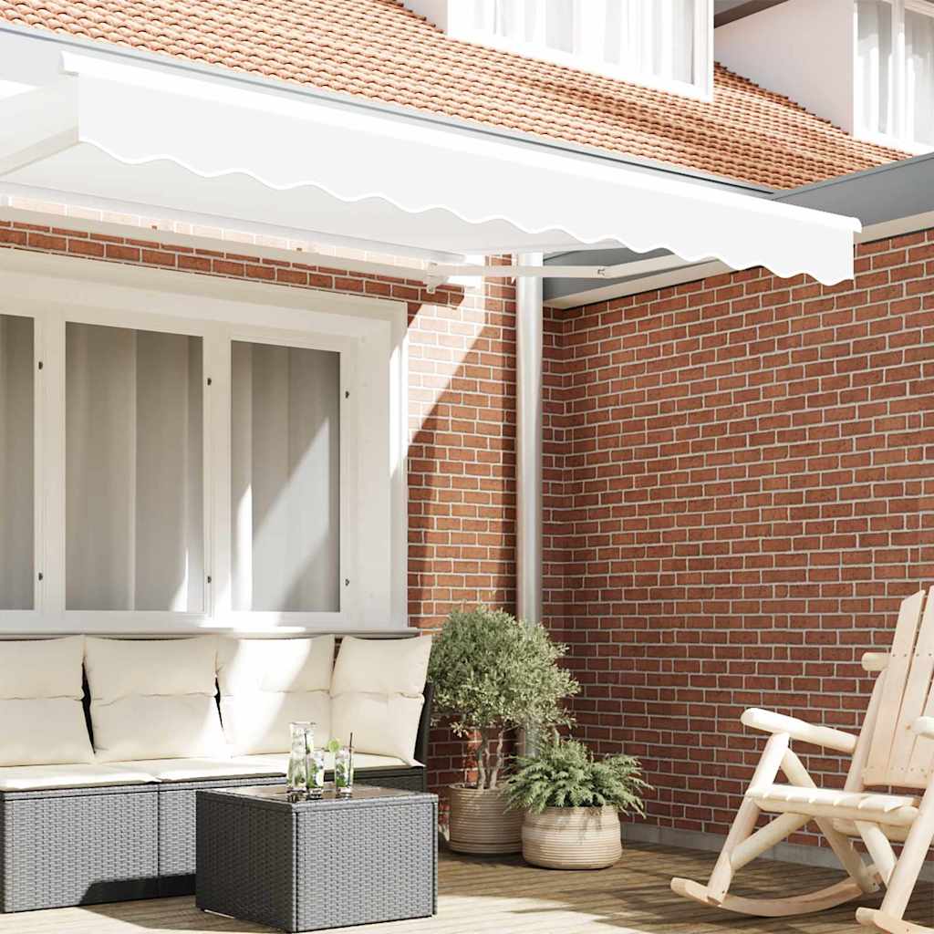 Awning Valance White 2.3 x 0.2 m Canvas