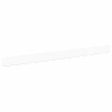 Awning Valance White 2.3 x 0.2 m Canvas