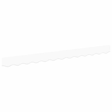Awning Valance White 2.3 x 0.2 m Canvas