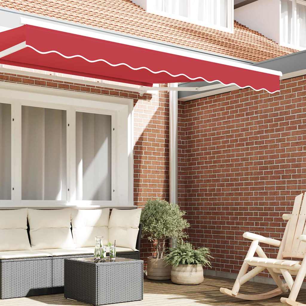 Awning Valance Red 2.3 x 0.2 m Canvas