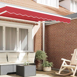 Awning Valance Red 2.3 x 0.2 m Canvas