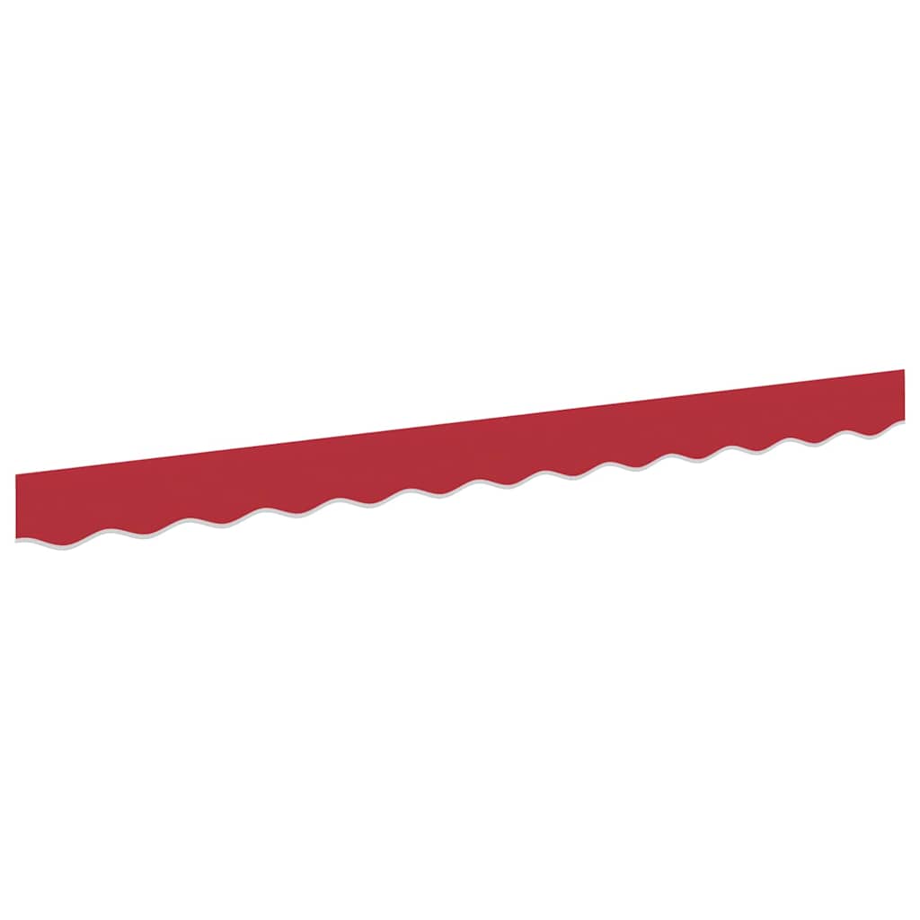 Awning Valance Red 2.3 x 0.2 m Canvas
