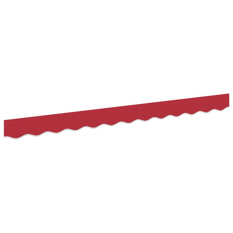 Awning Valance Red 2.3 x 0.2 m Canvas