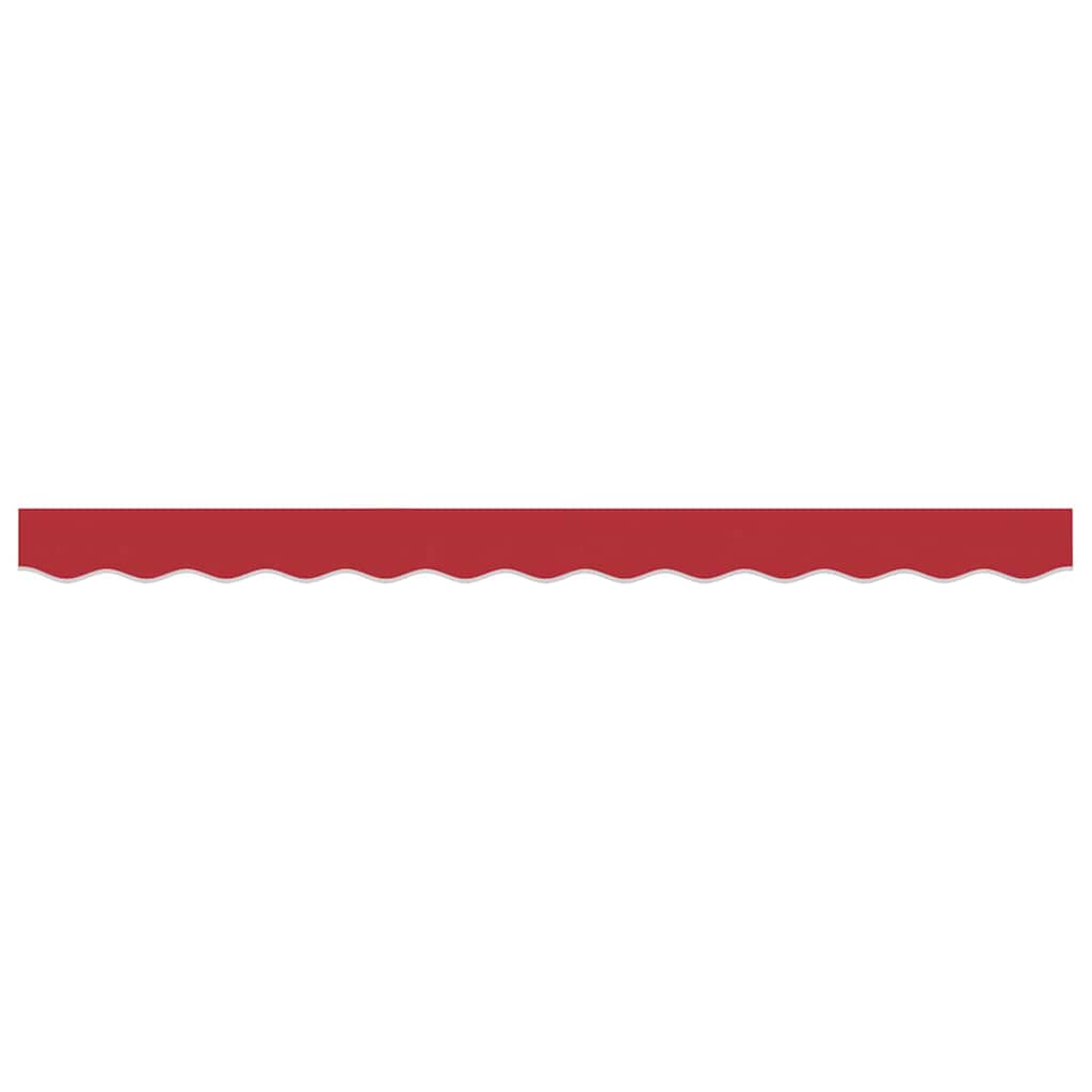 Awning Valance Red 2.3 x 0.2 m Canvas