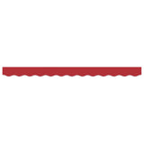 Awning Valance Red 2.3 x 0.2 m Canvas