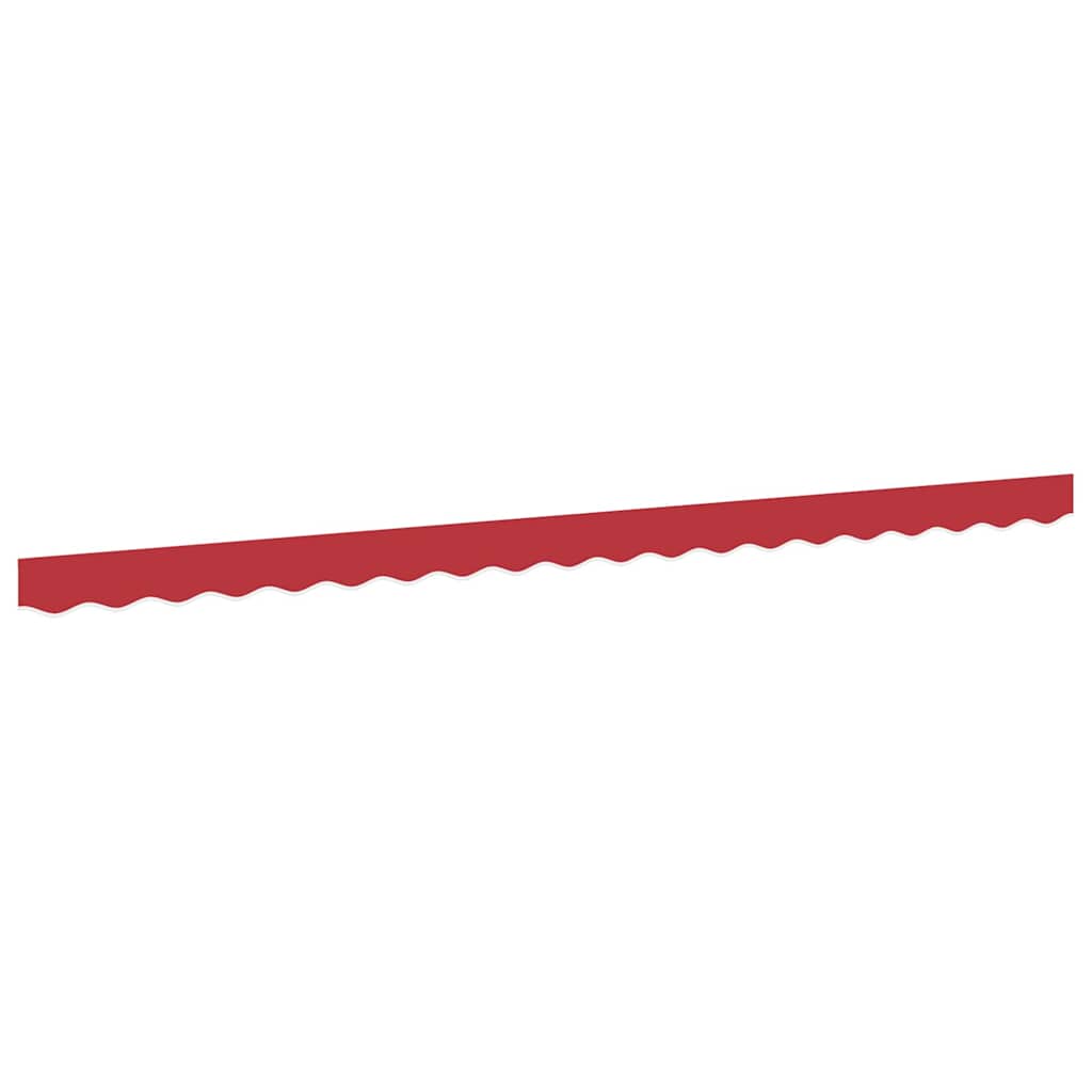 Awning Valance Red 4.3 x 0.2 m Canvas
