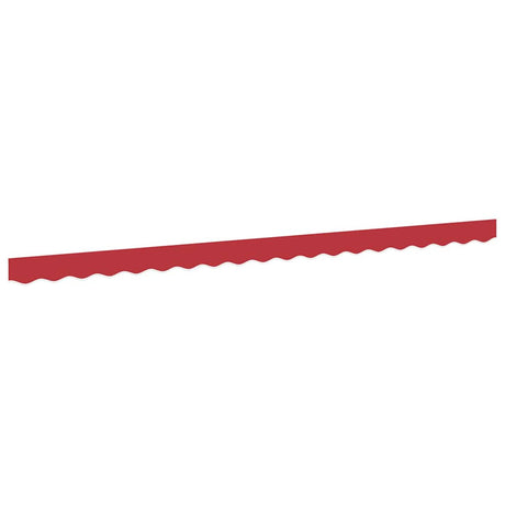 Awning Valance Red 4.3 x 0.2 m Canvas