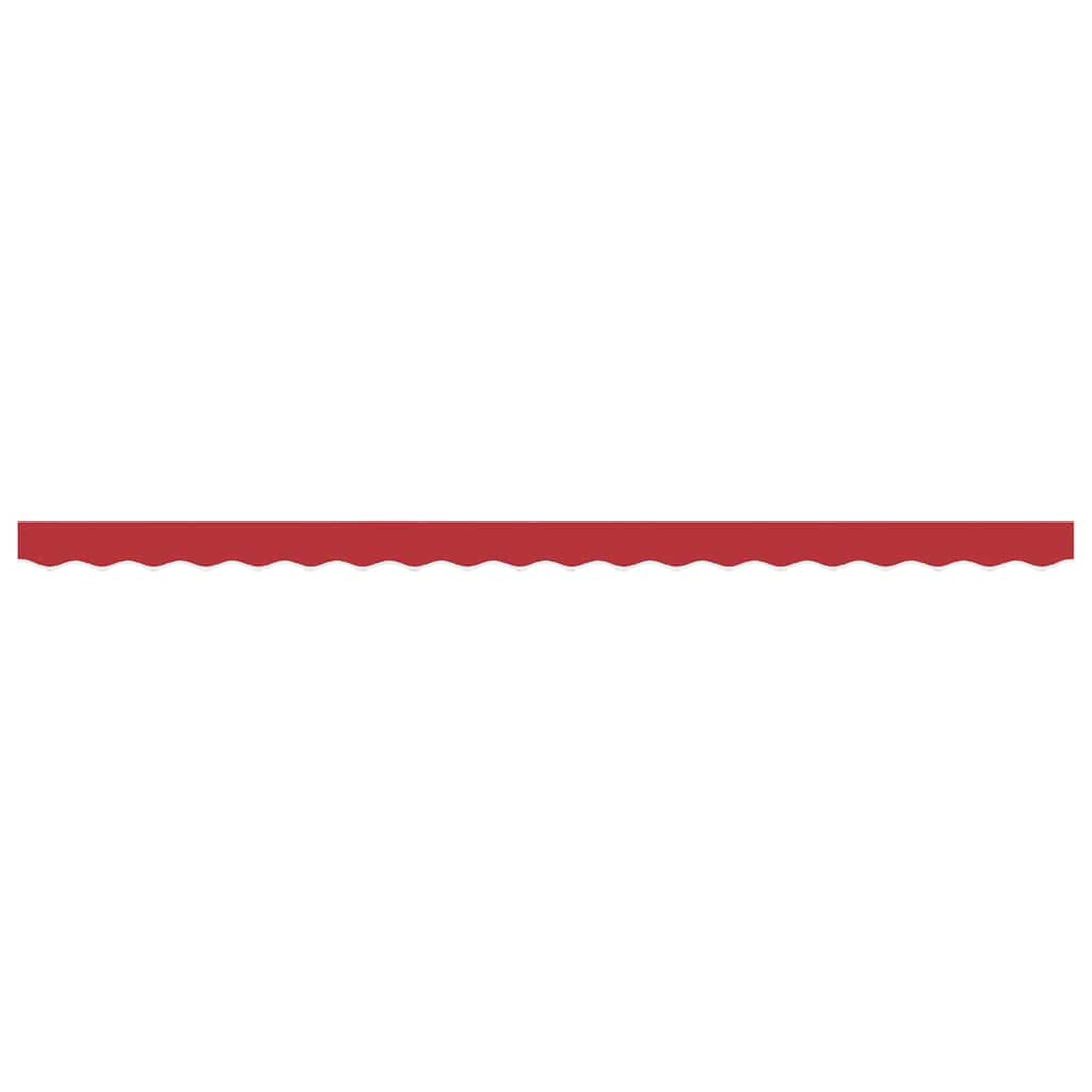 Awning Valance Red 4.3 x 0.2 m Canvas