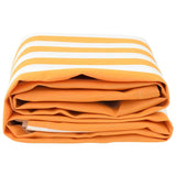 Awning Replacement Fabric Yellow, white 10 x 1.6 m