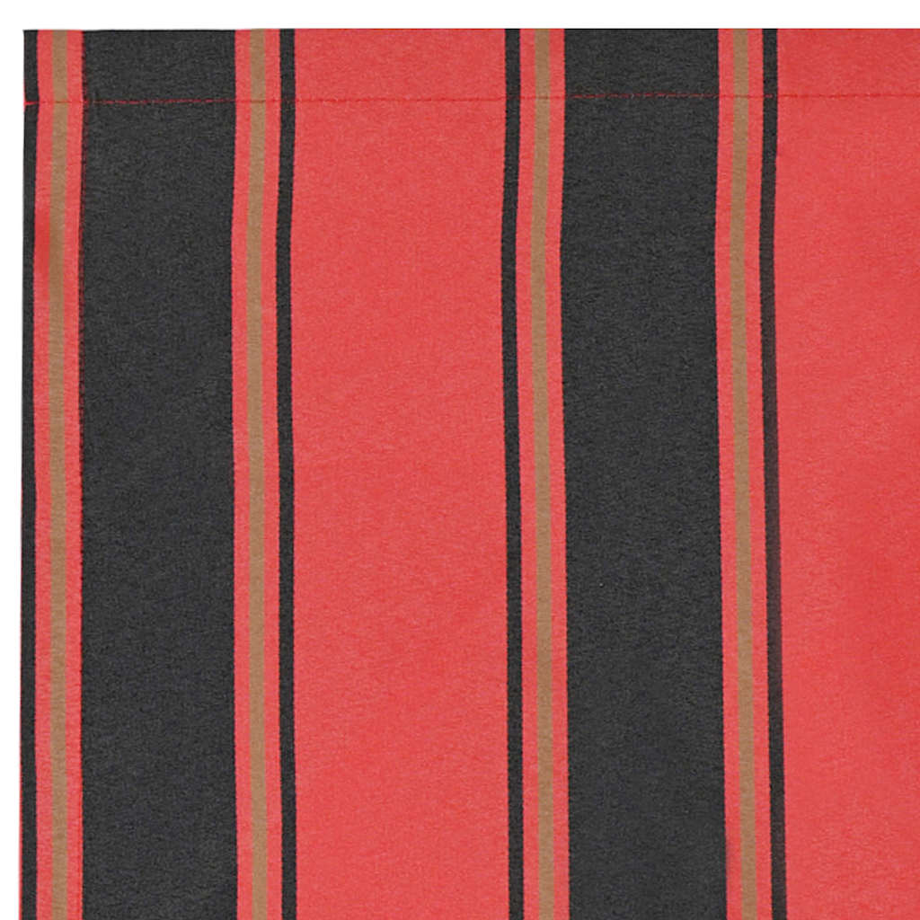 Awning Replacement Fabric Orange, black 10 x 1.6 m