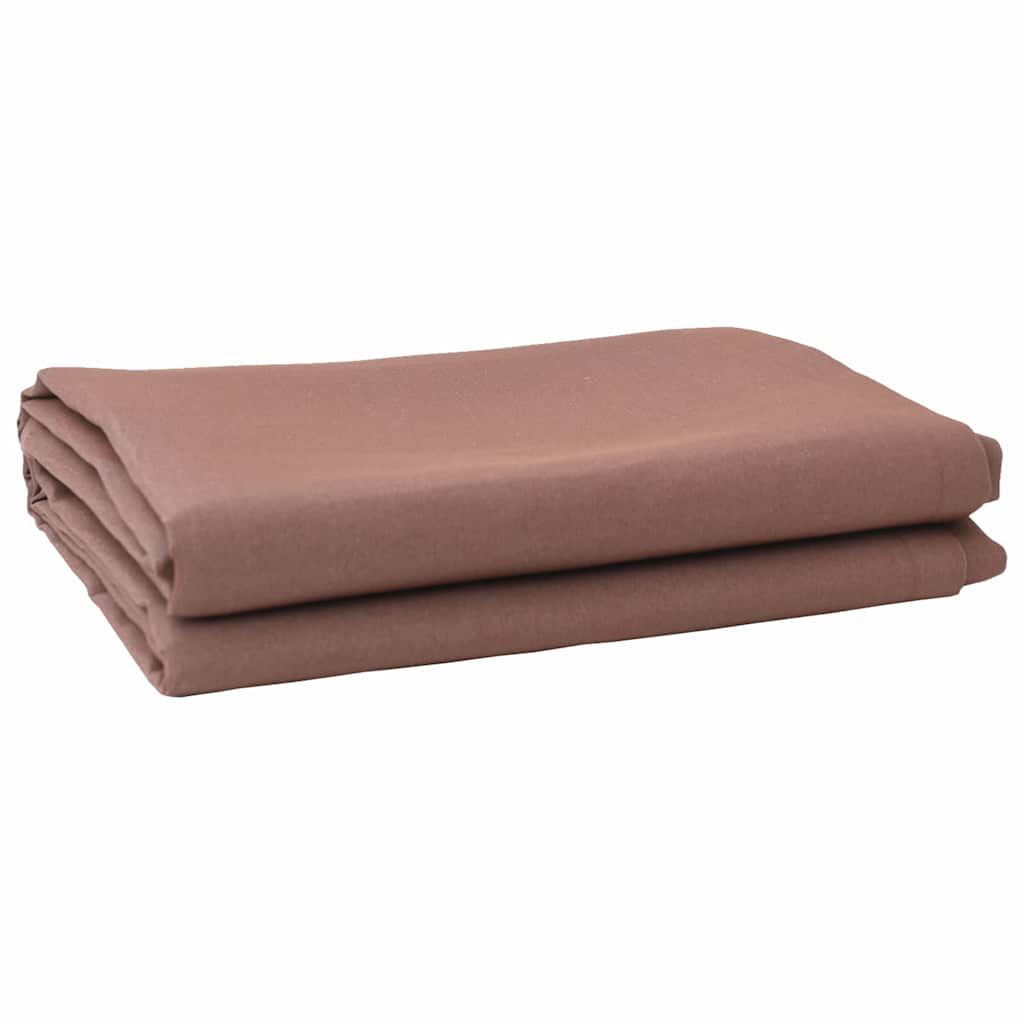 Awning Replacement Fabric Brown 10 x 1.6 m PE, concrete, iron