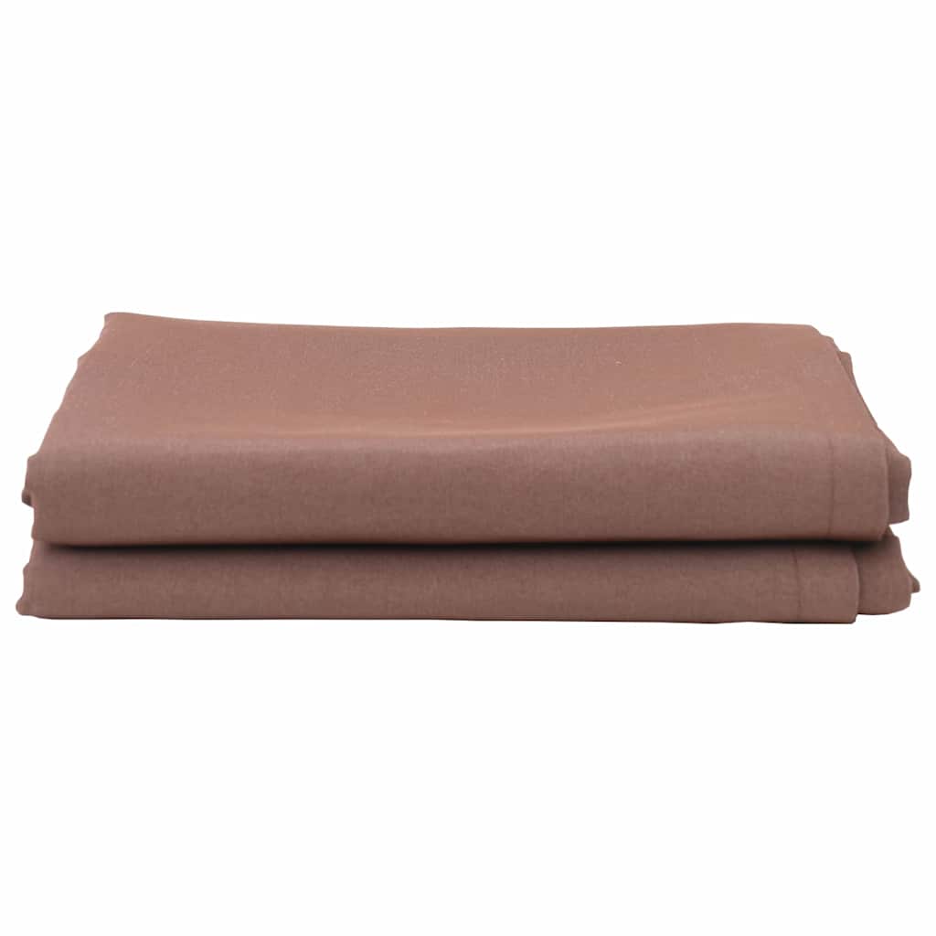 Awning Replacement Fabric Brown 10 x 1.6 m PE, concrete, iron