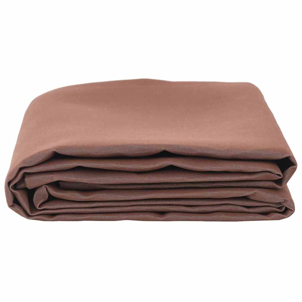 Awning Replacement Fabric Brown 10 x 1.6 m PE, concrete, iron