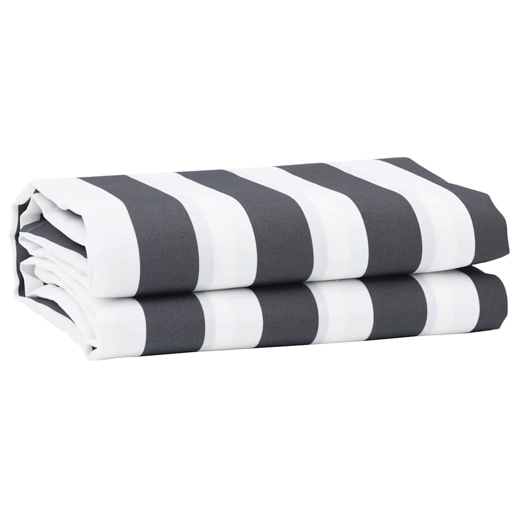 Awning Replacement Fabric Anthracite, white 3 x 2 m