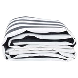 Awning Replacement Fabric Anthracite, white 3 x 2 m