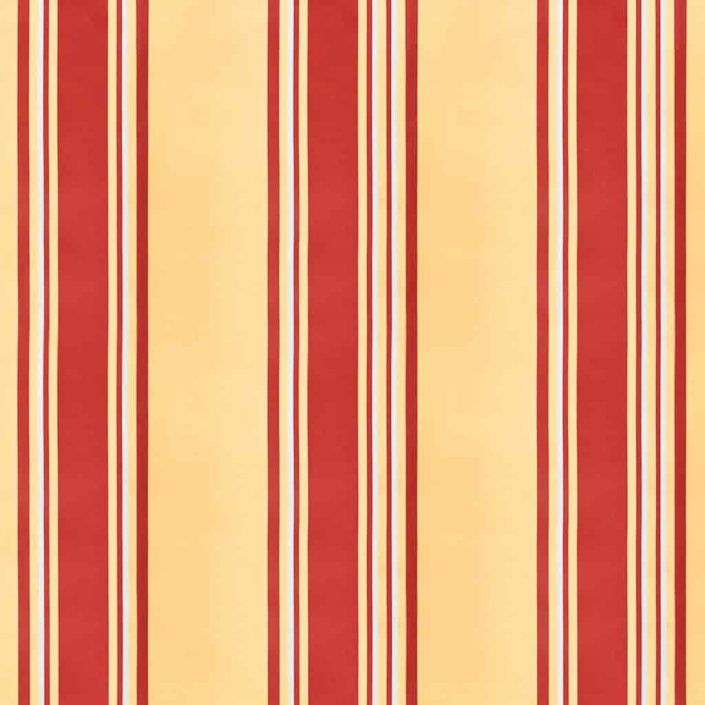 Awning Replacement Fabric Yellow and orange 10 x 1.6 m Fabric