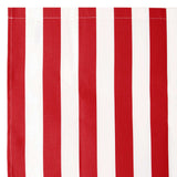 Awning Replacement Fabric Red, white 10 x 1.6 m