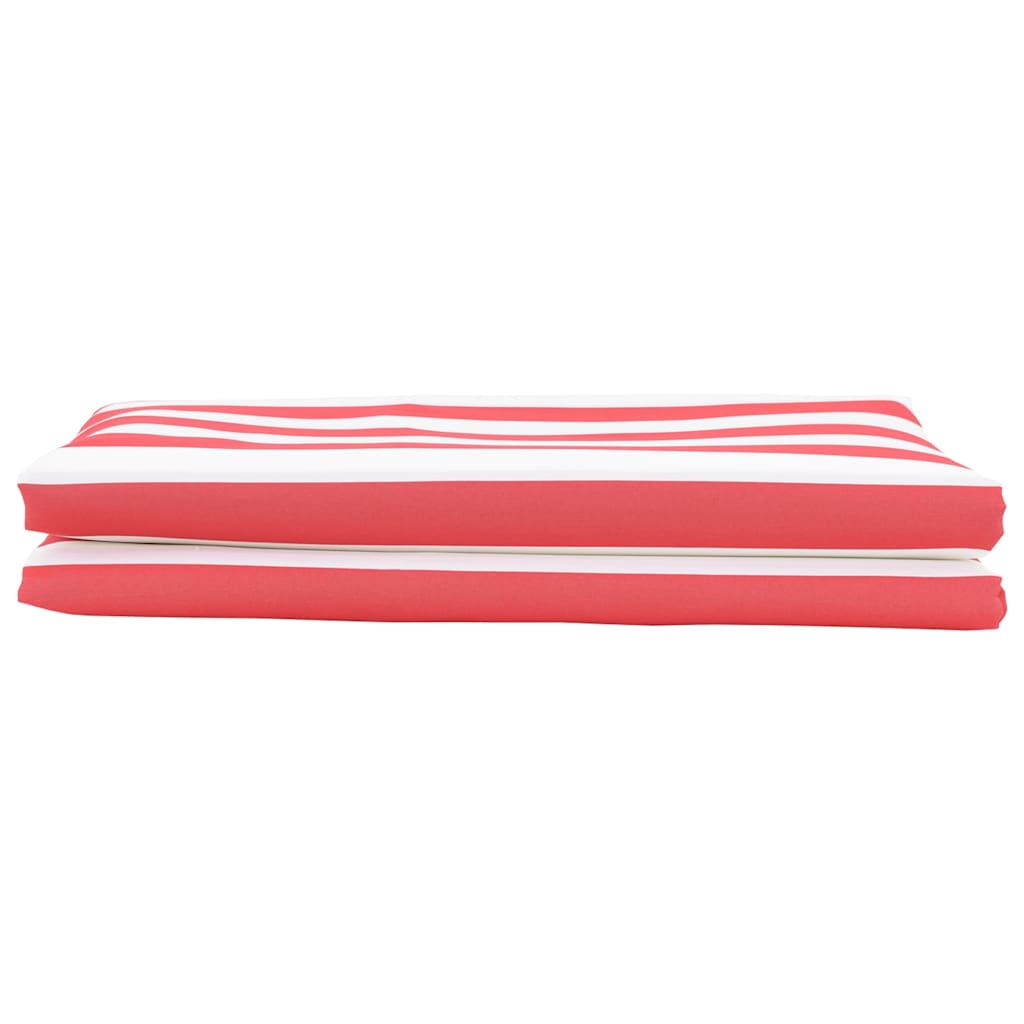 Awning Replacement Fabric Red, white 10 x 1.6 m