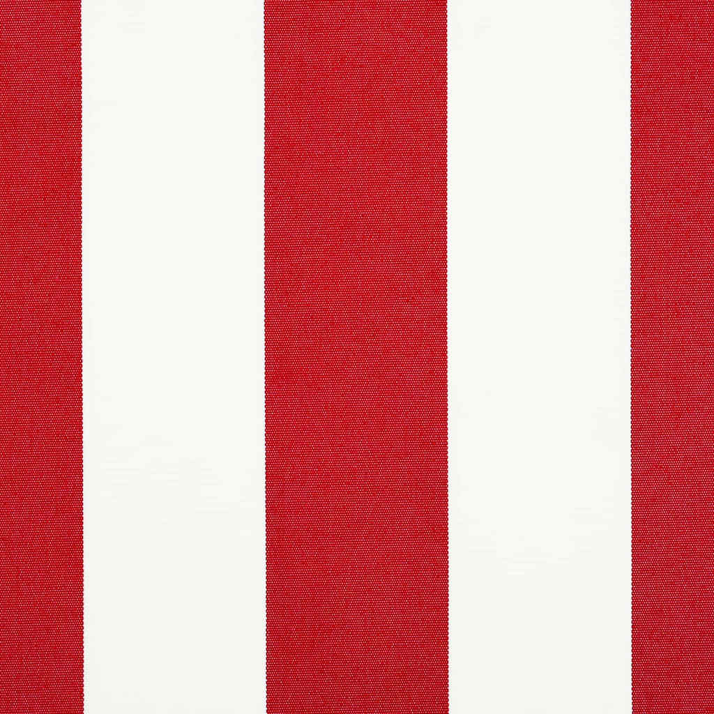 Awning Replacement Fabric Red and white 10 x 1.6 m Fabric