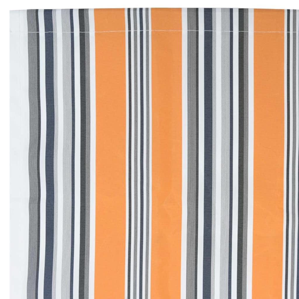 Awning Replacement Fabric Blue, orange 10 x 1.6 m