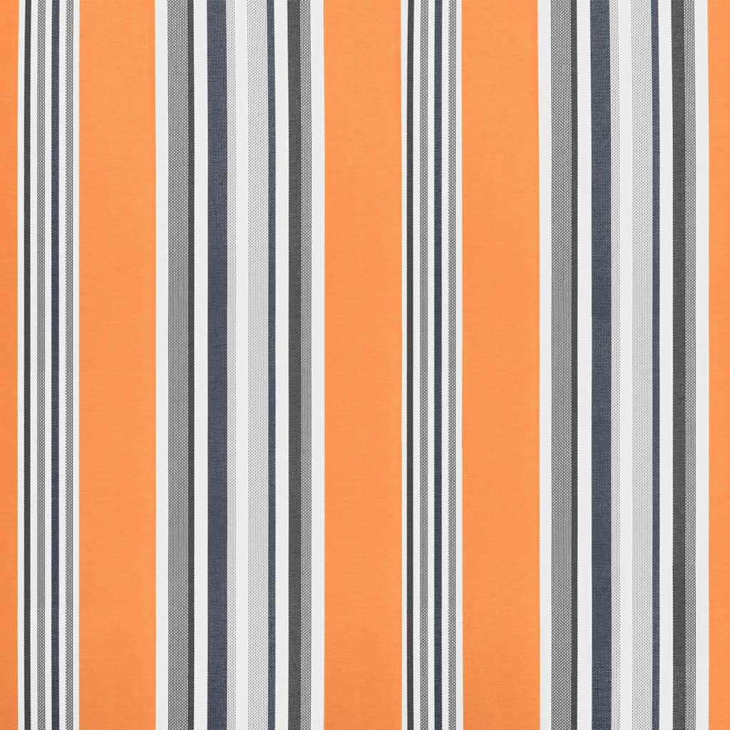 Awning Replacement Fabric Blue and orange 10 x 1.6 m Fabric