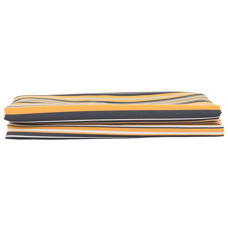 Awning Replacement Fabric Yellow, grey 10 x 1.6 m