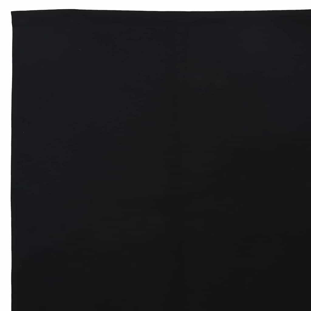 Awning Replacement Fabric Black 10 x 1.6 m PE, concrete, iron