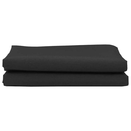 Awning Replacement Fabric Black 10 x 1.6 m PE, concrete, iron