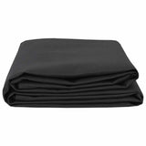 Awning Replacement Fabric Black 10 x 1.6 m PE, concrete, iron