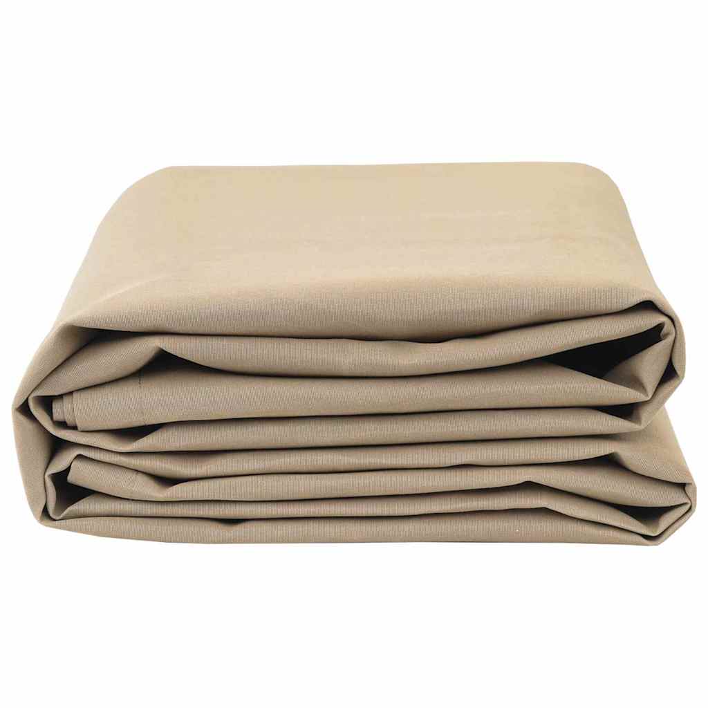 Awning Replacement Fabric Beige 10 x 1.6 m PE, concrete, iron