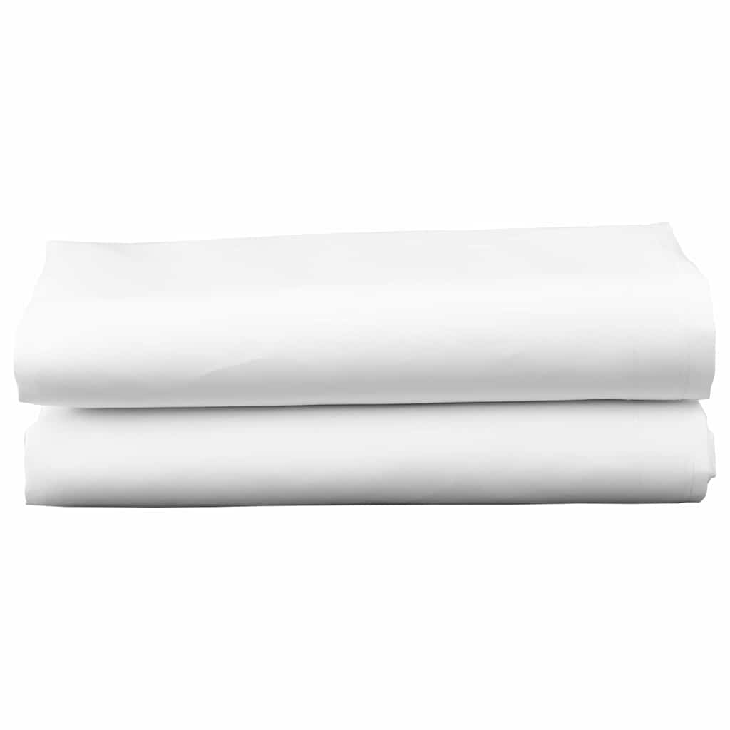 Awning Replacement Fabric White 10 x 1.6 m PE, concrete, iron