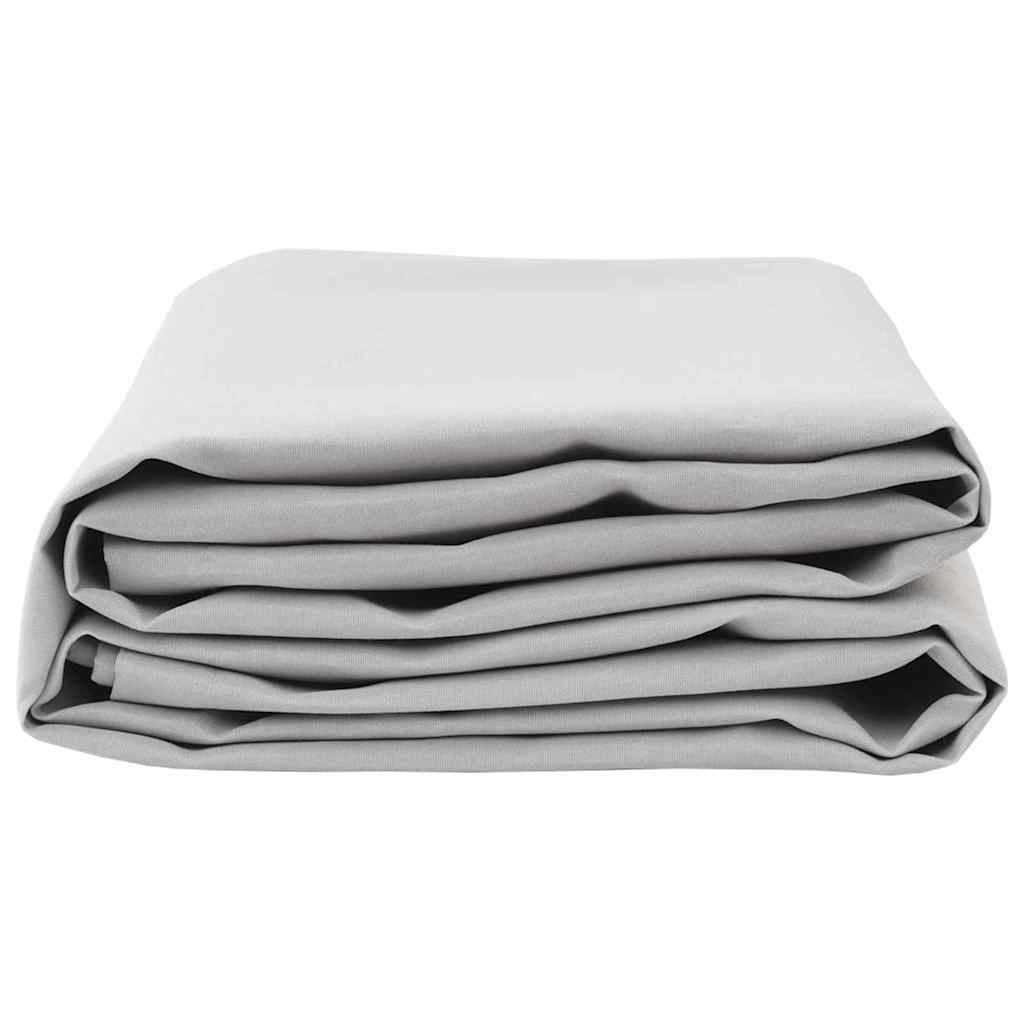 Awning Replacement Fabric Light grey 3 x 3 m PE, concrete, iron