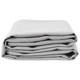 Awning Replacement Fabric Light grey 3 x 3 m PE, concrete, iron