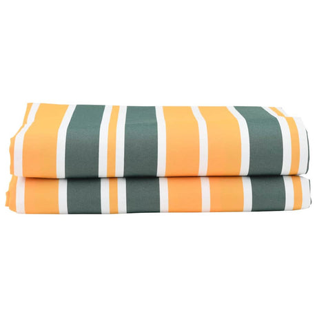 Awning Replacement Fabric Green, yellow 10 x 1.6 m