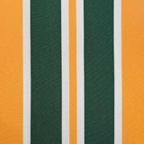 Awning Replacement Fabric Green and yellow 10 x 1.6 m Fabric