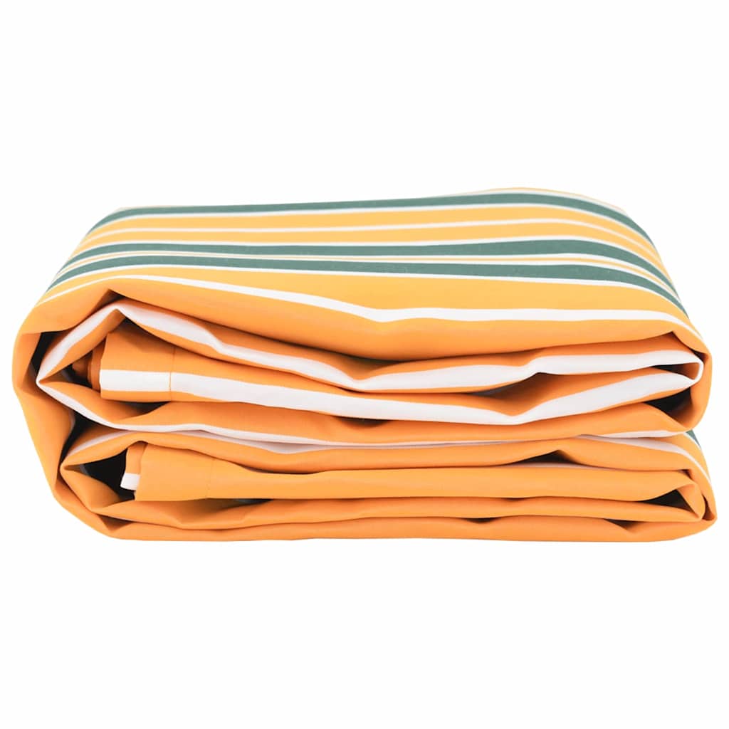 Awning Replacement Fabric Green, yellow 10 x 1.6 m