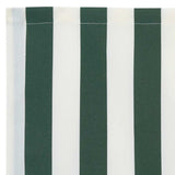 Awning Replacement Fabric Green, white 10 x 1.6 m