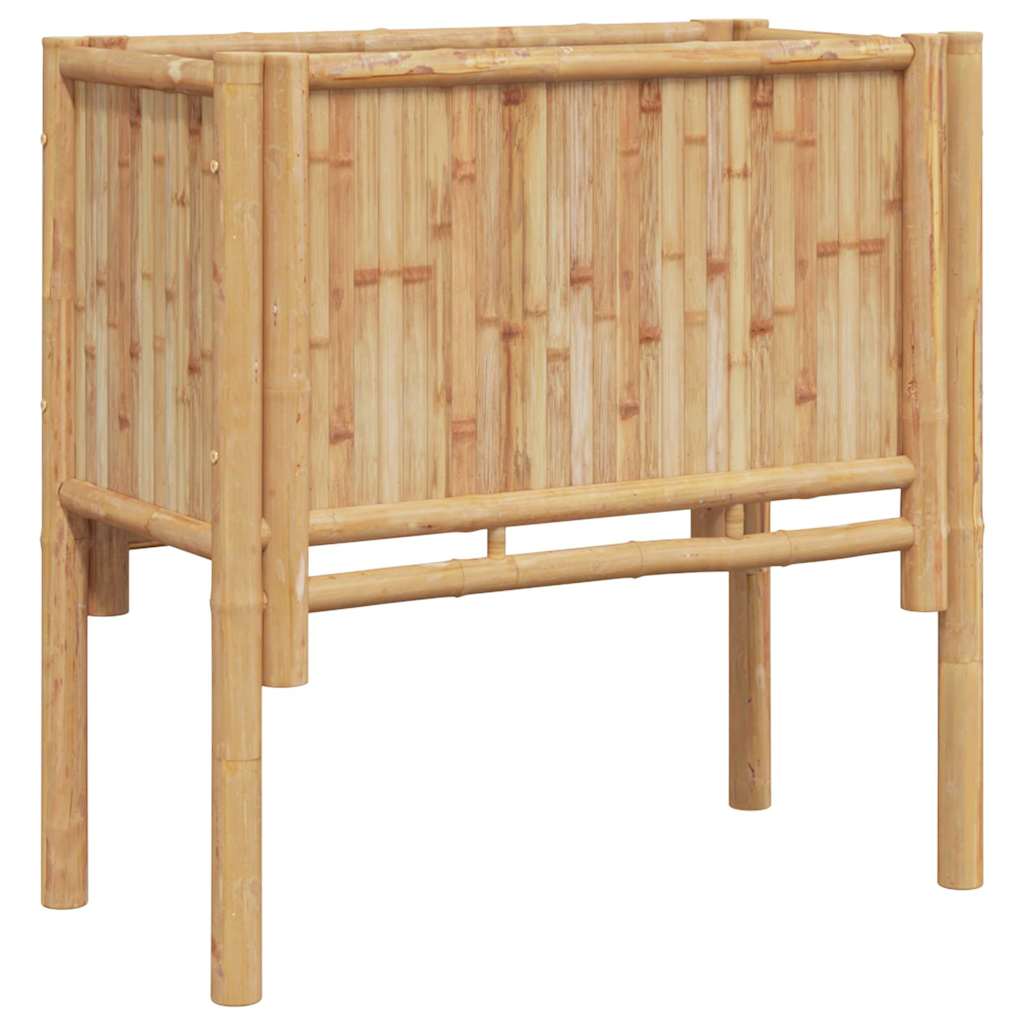 Garden Raised Bed Brown 70 x 35 x 70 cm Bamboo